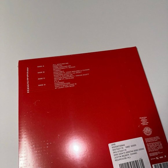 NEW JUSTIN BIEBER CHANGES VINYL - Picture 3 of 3